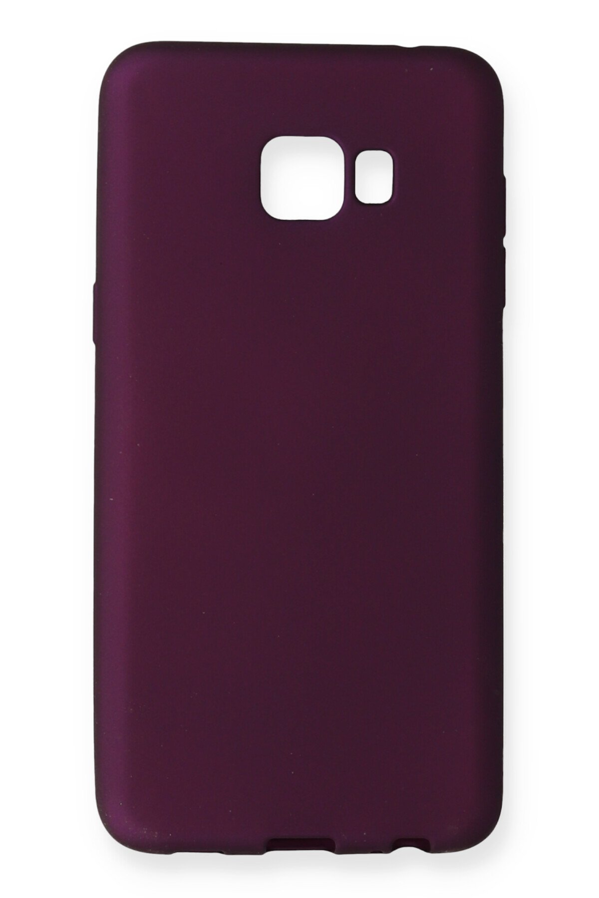  Samsung Galaxy C7 Pro Kılıf First Silikon - Mürdüm
