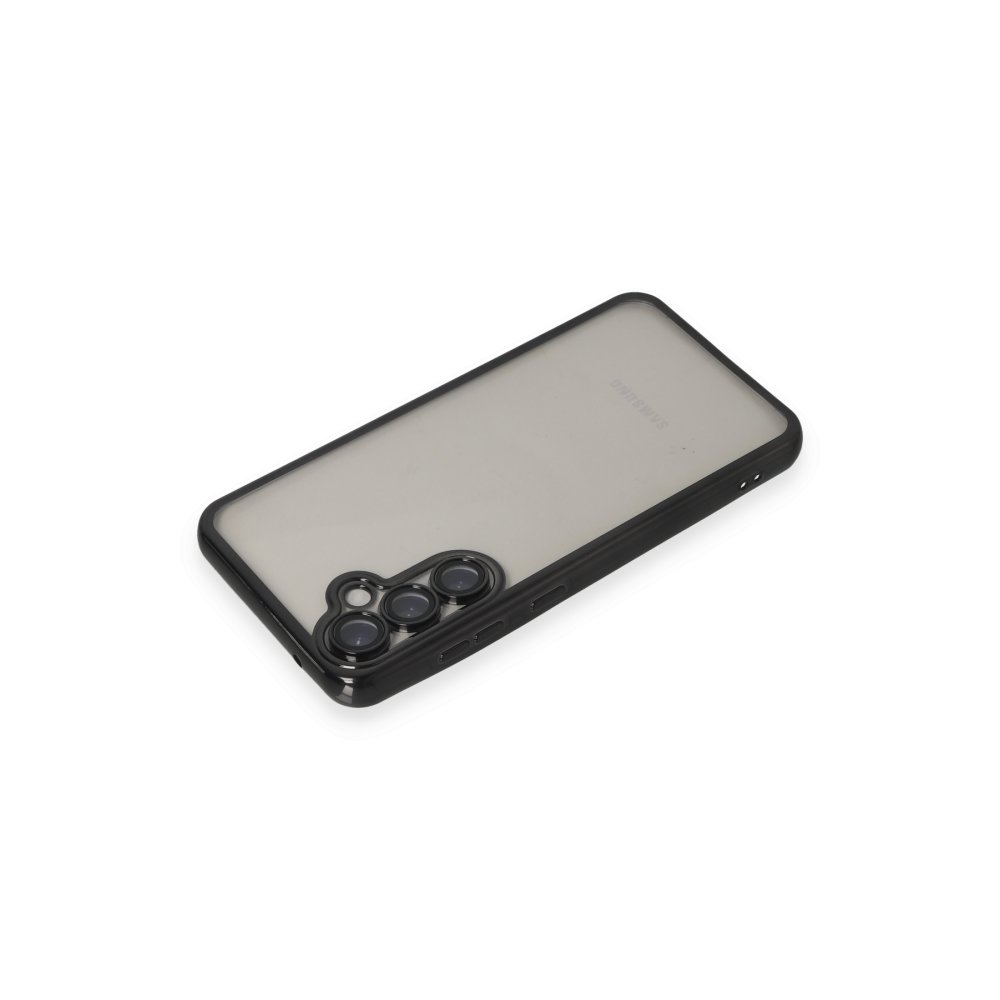  Samsung Galaxy S23 FE Kılıf Razer Lensli Silikon - Siyah