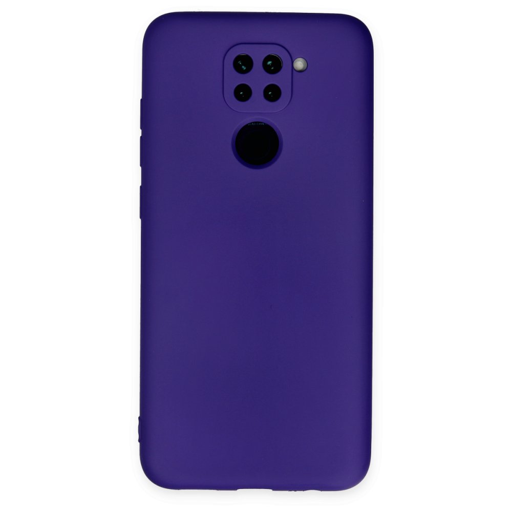Redmi Note 9 Kılıf Nano içi Kadife Silikon - Mor