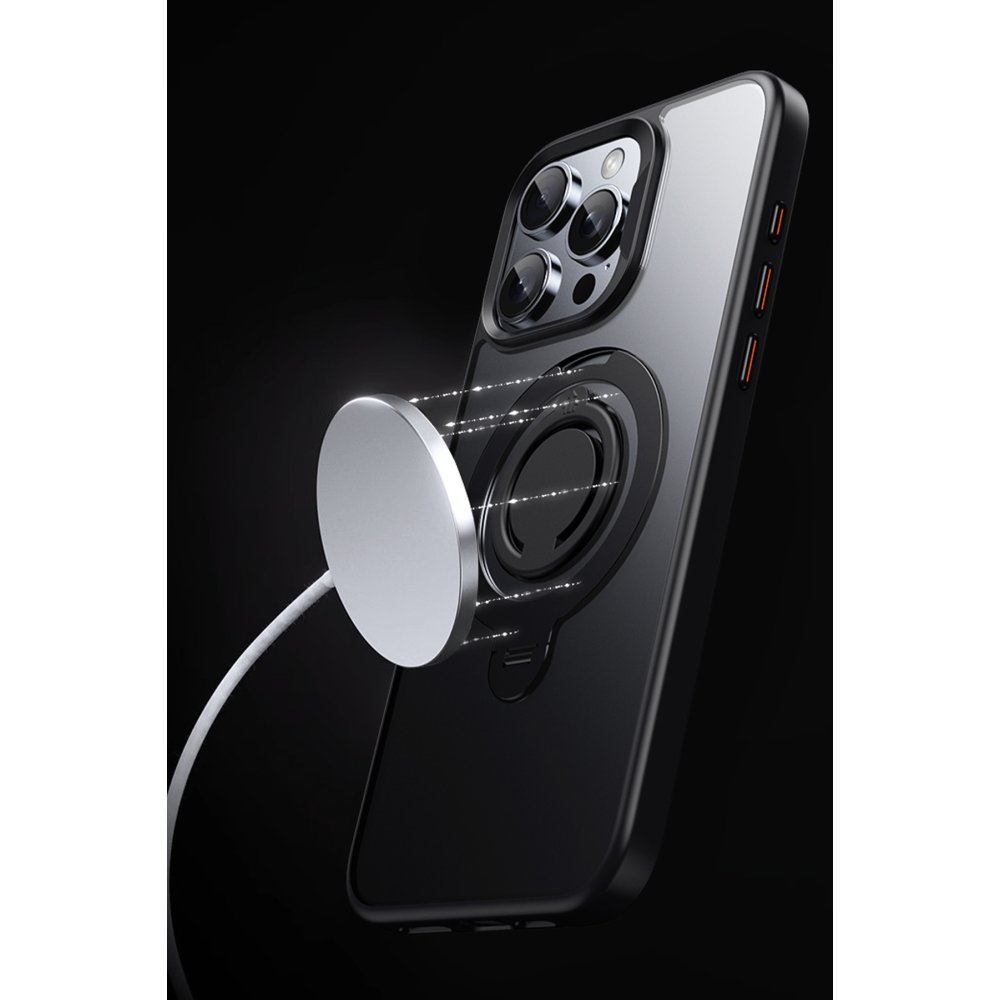 Joko iPhone 16 Pro Max Avatar 360 Dönen Magsafe Kapak - Lacivert Joko iPhone 16 Pro Max Avatar 360 Dönen Magsafe Kapak - Lacivert