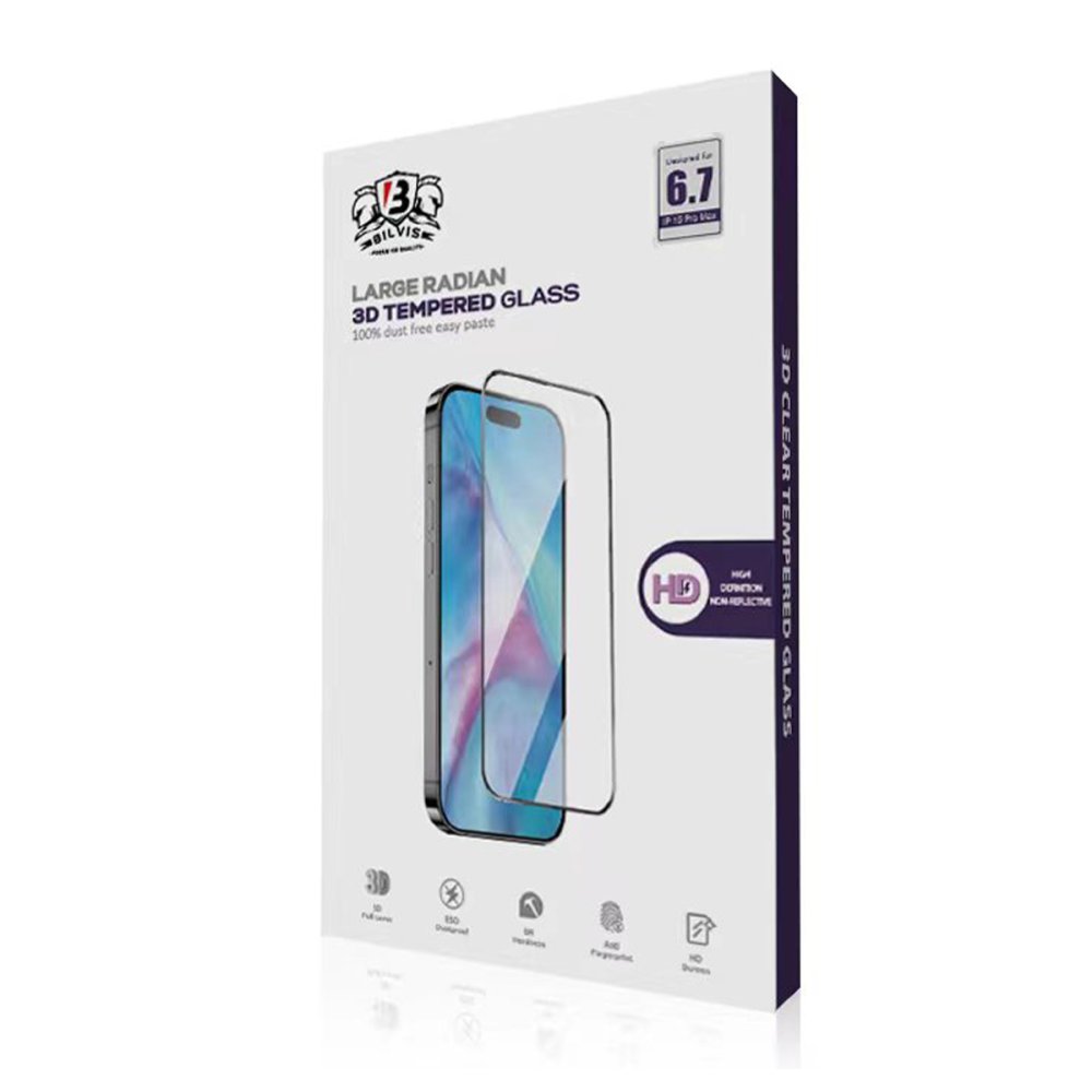  iPhone 15 Pro Max Bilvis 0.18mm Plus Cam Ekran Koruyucu