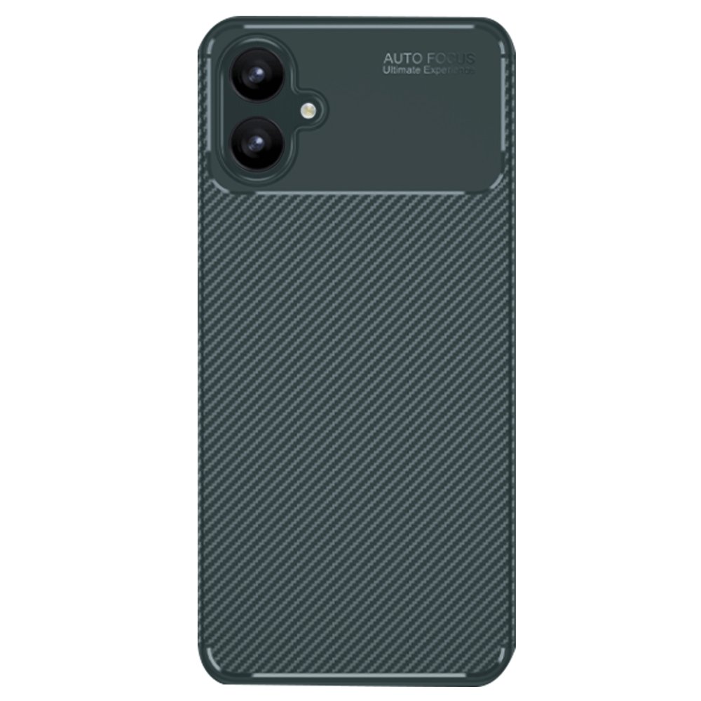  Samsung Galaxy A06 Kılıf Auto Focus Karbon Kapak - Koyu Yeşil