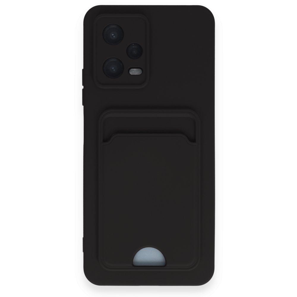  Xiaomi Poco X5 5G Kılıf Kelvin Kartvizitli Silikon - Siyah