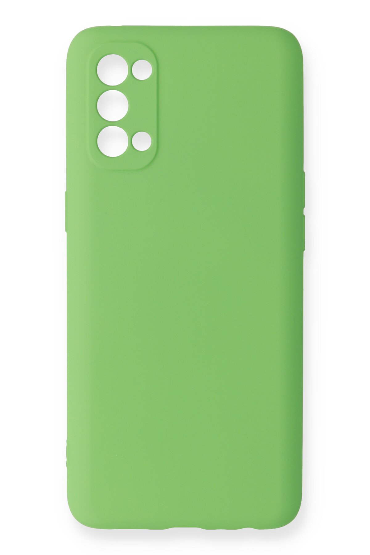  Oppo Reno 4 Kılıf First Silikon - Yeşil