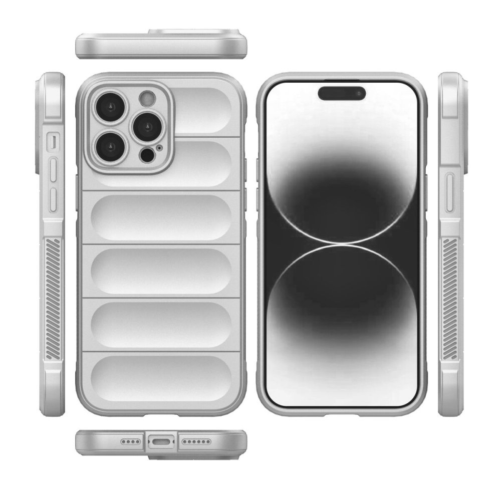  iPhone 15 Pro Kılıf Optimum Silikon - Krem