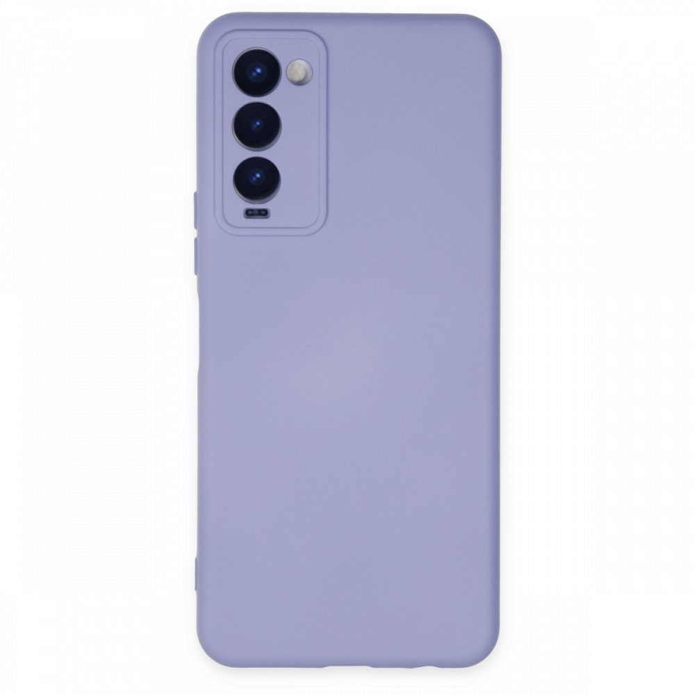  Tecno Camon 18T Kılıf Nano içi Kadife Silikon - Lila