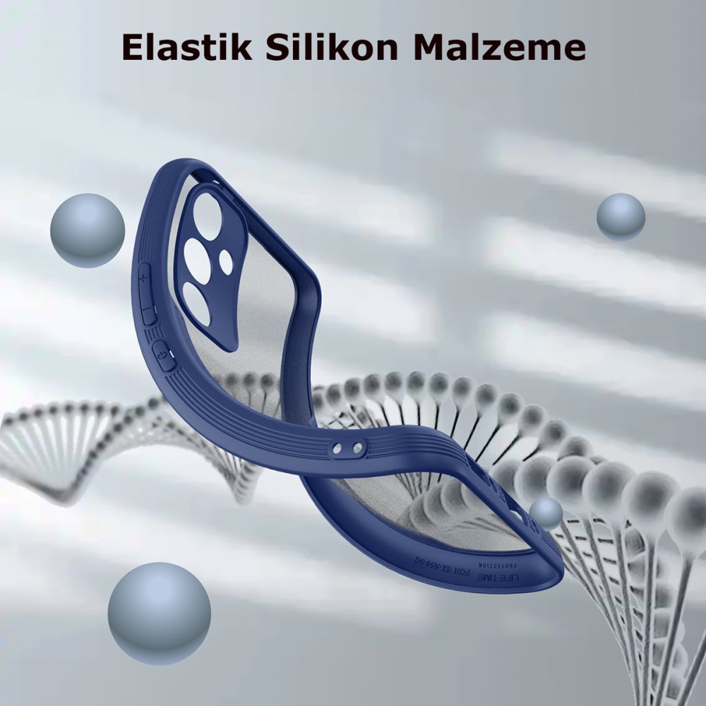  Samsung Galaxy A24 4G Kılıf Platin Silikon - Siyah