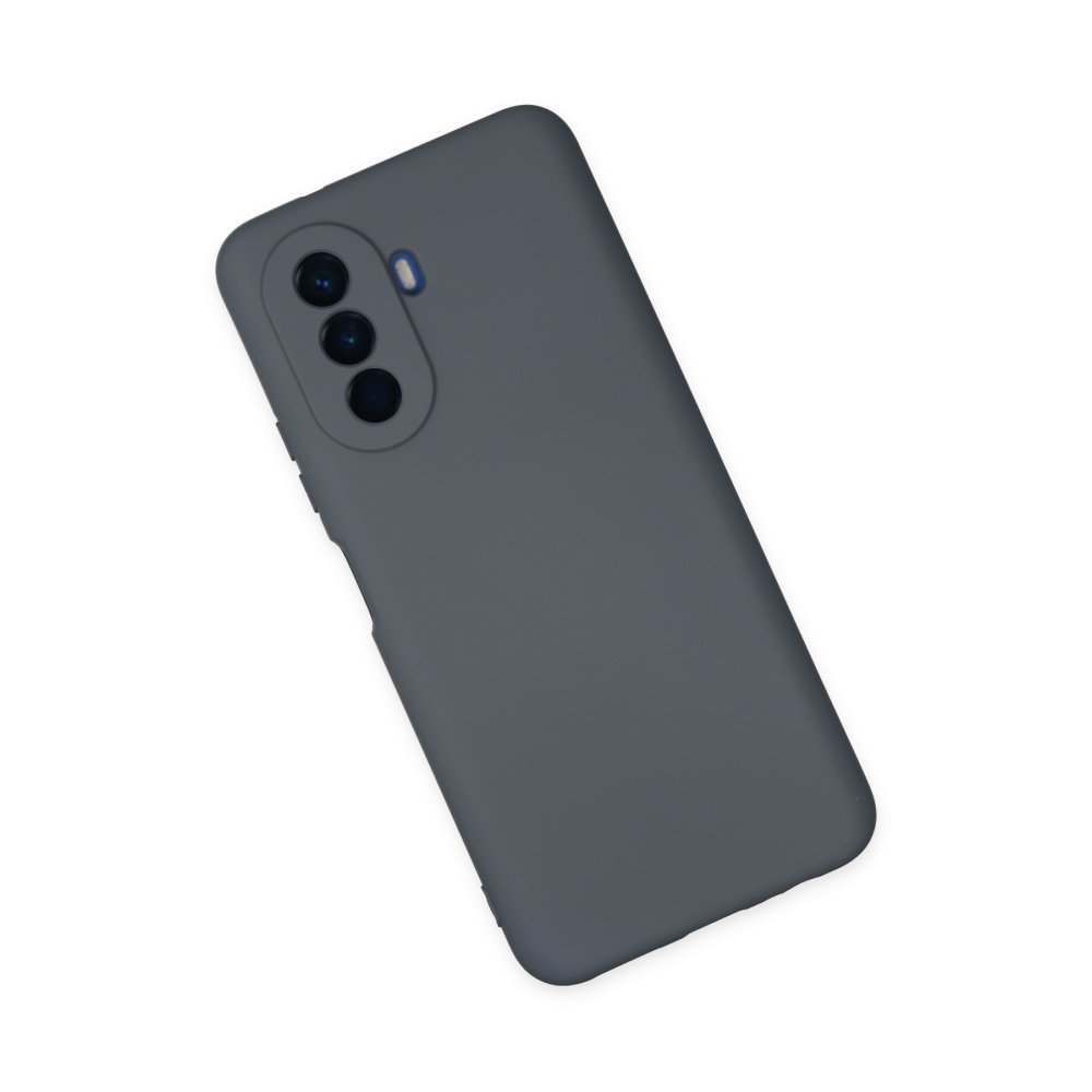 Huawei Nova Y70 Kılıf Nano içi Kadife Silikon - Gri Huawei Nova Y70 Kılıf Nano içi Kadife Silikon - Gri