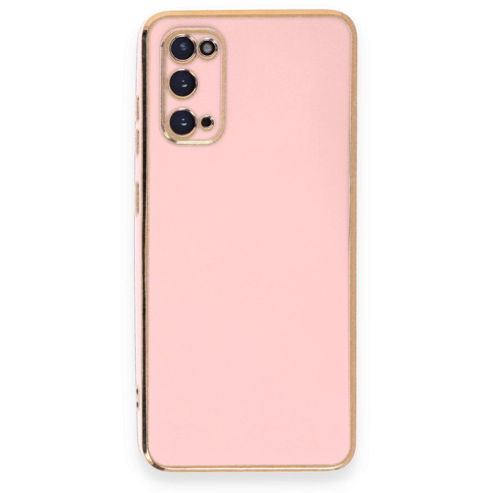  Samsung Galaxy S20 Kılıf Volet Silikon - Pembe