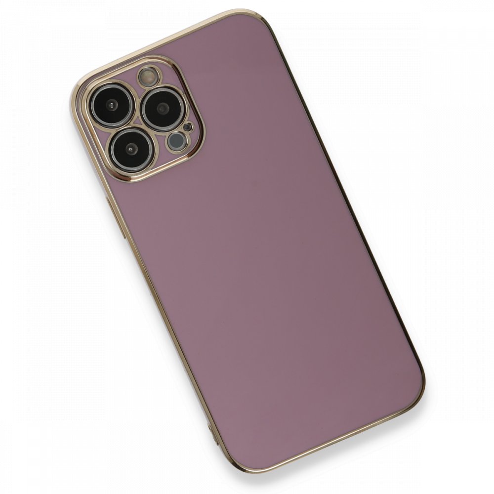 iPhone 13 Pro Kılıf Volet Silikon - Mor iPhone 13 Pro Kılıf Volet Silikon - Mor