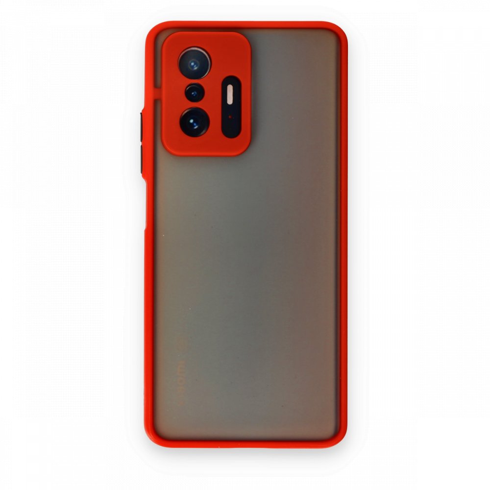  Xiaomi Mi 11T Pro Kılıf Montreal Silikon Kapak - Kırmızı