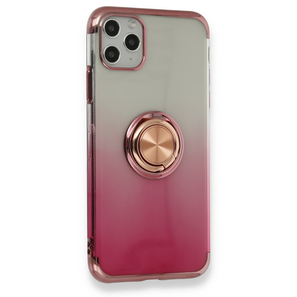  iPhone 11 Pro Kılıf Marvel Yüzüklü Silikon - Pembe