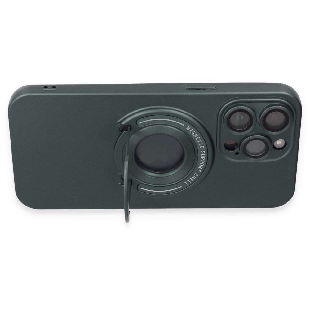 iPhone 13 Pro Max Kılıf Lukka Magneticsafe Kapak - Koyu Yeşil  iPhone 13 Pro Max Kılıf Lukka Magneticsafe Kapak - Koyu Yeşil