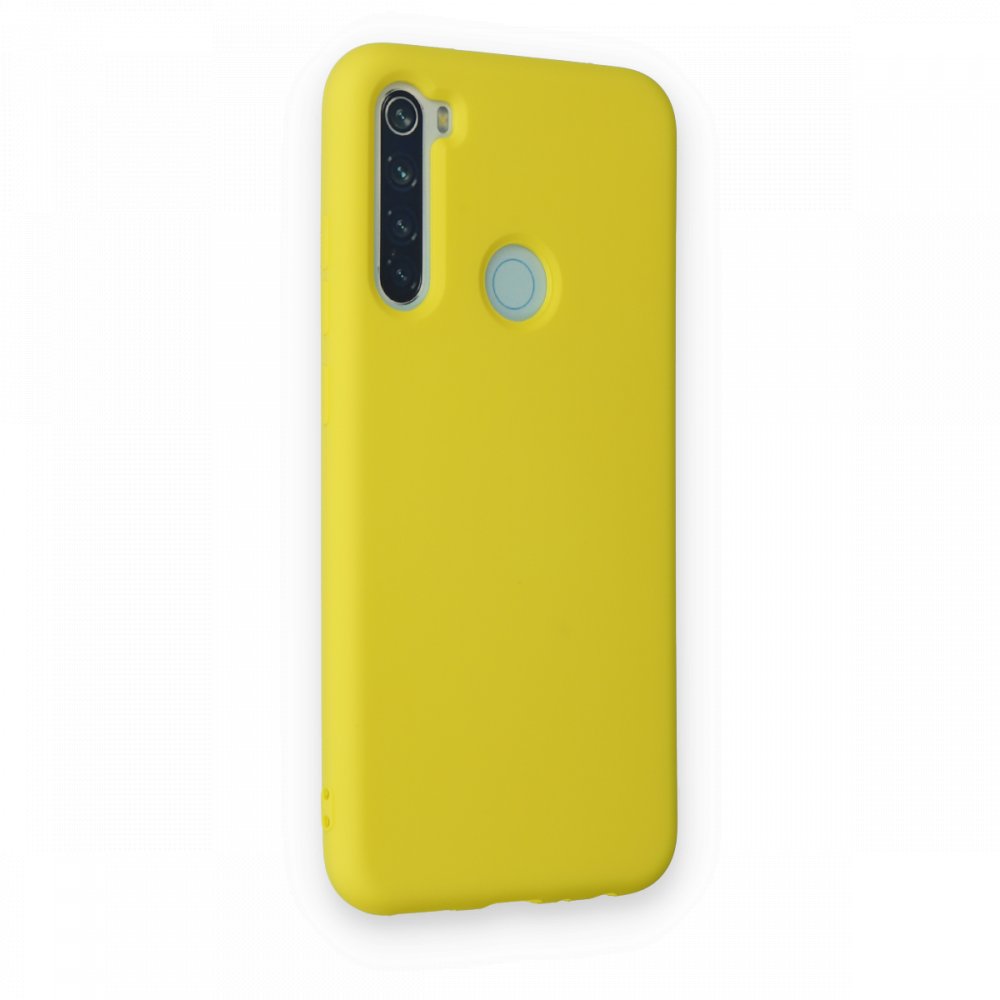 Redmi Note 8 Kılıf Nano içi Kadife Silikon - Sarı Redmi Note 8 Kılıf Nano içi Kadife Silikon - Sarı