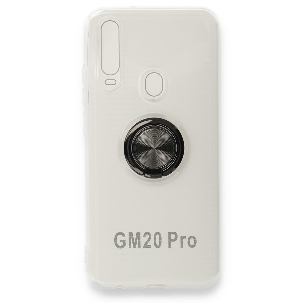  General Mobile GM 20 Pro Kılıf Gros Yüzüklü Silikon - Siyah