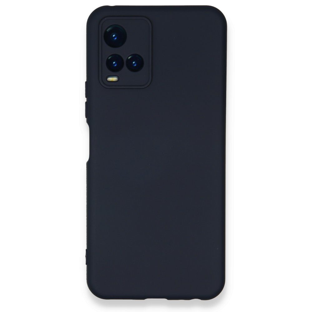  Vivo Y33S Kılıf Nano içi Kadife Silikon - Lacivert