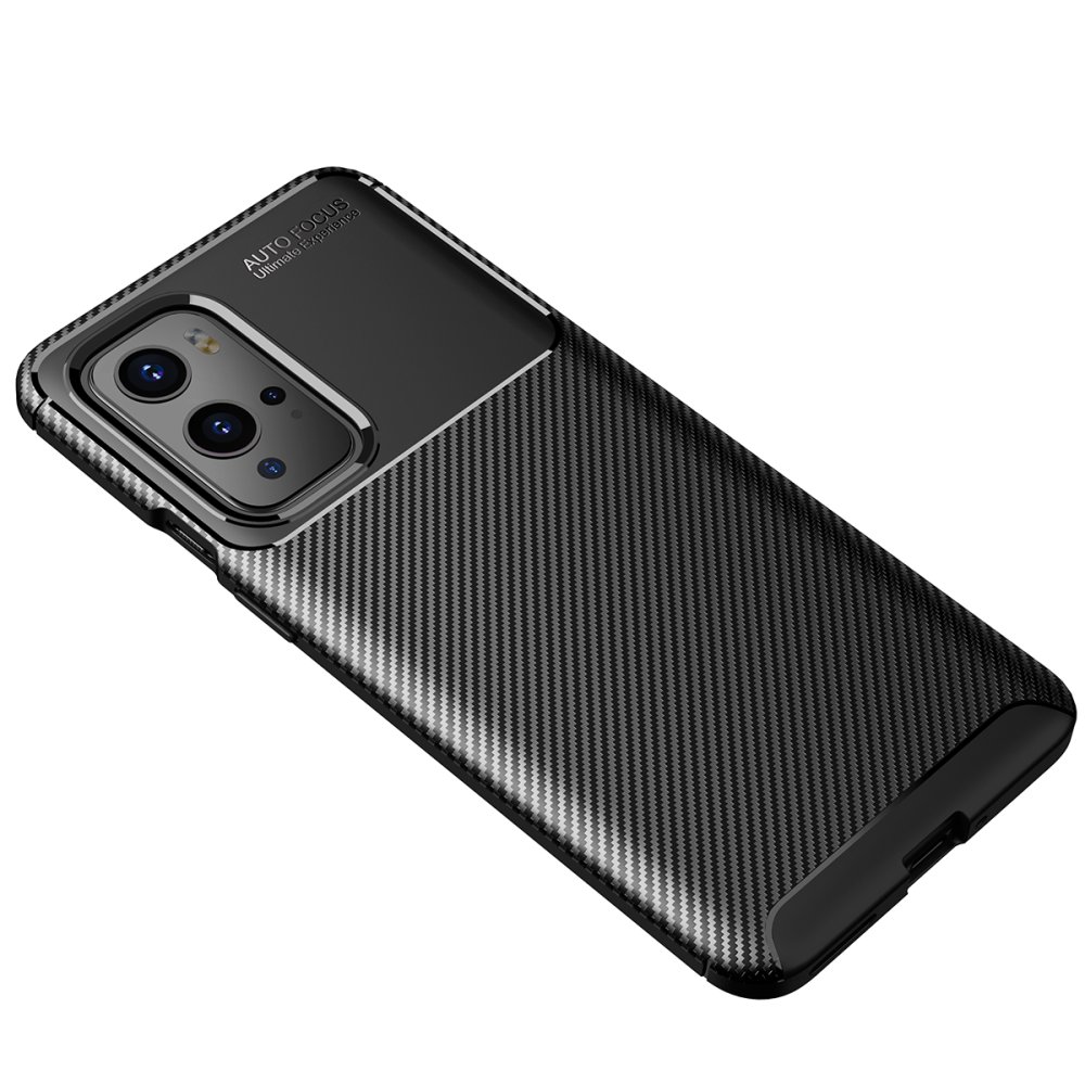 One Plus 9 Pro Kılıf Auto Focus Karbon Kapak - Siyah One Plus 9 Pro Kılıf Auto Focus Karbon Kapak - Siyah