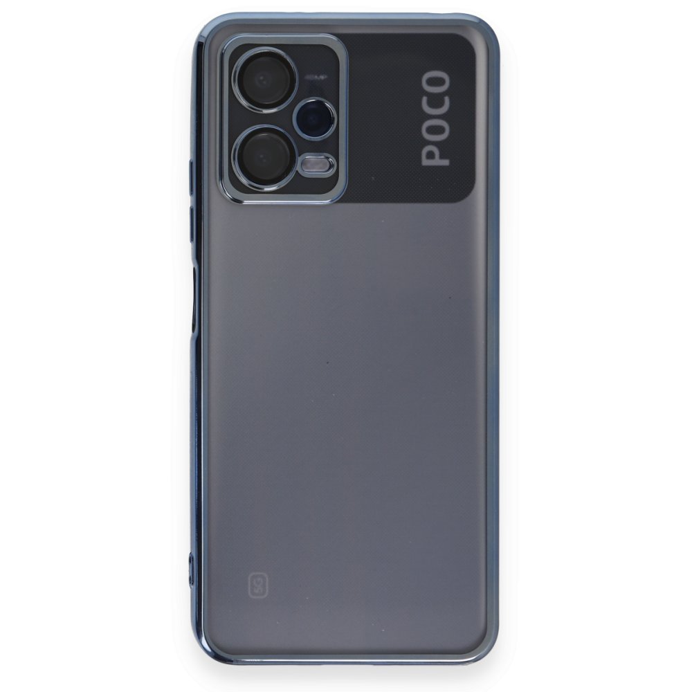 Xiaomi Poco X5 5G Kılıf Razer Lensli Silikon - Açık Mavi Xiaomi Poco X5 5G Kılıf Razer Lensli Silikon - Açık Mavi