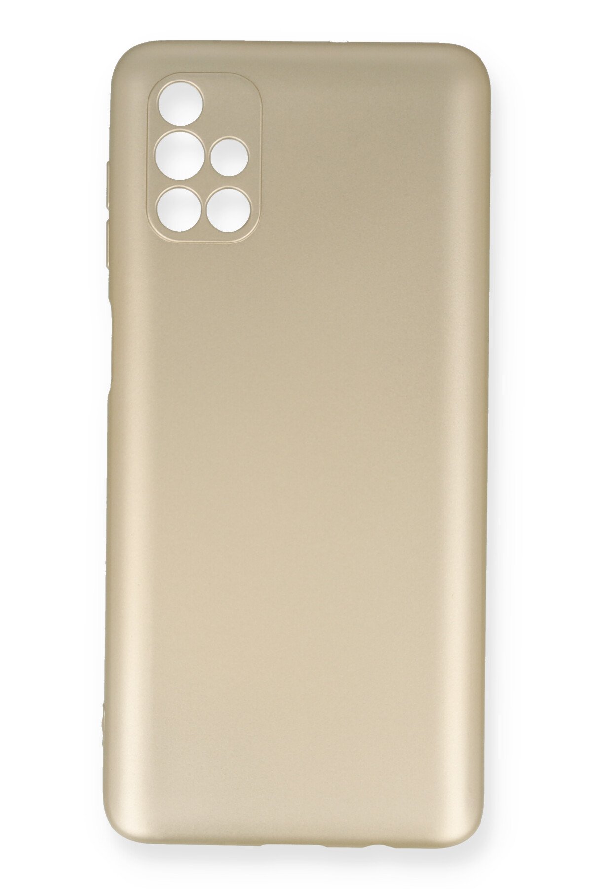  Samsung Galaxy M51 Kılıf First Silikon - Gold