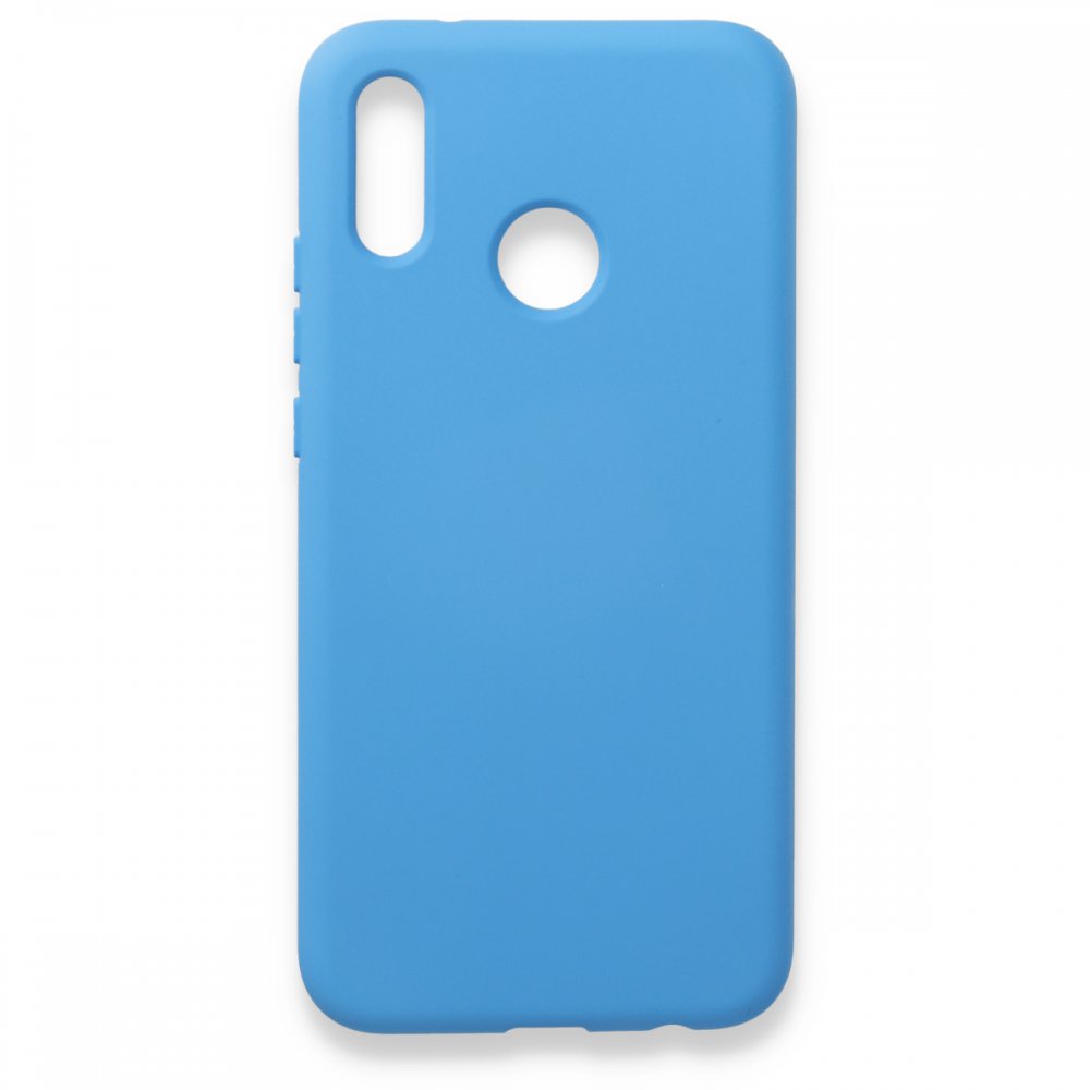 Huawei P20 Lite Kılıf Nano içi Kadife Silikon - Mavi Huawei P20 Lite Kılıf Nano içi Kadife Silikon - Mavi