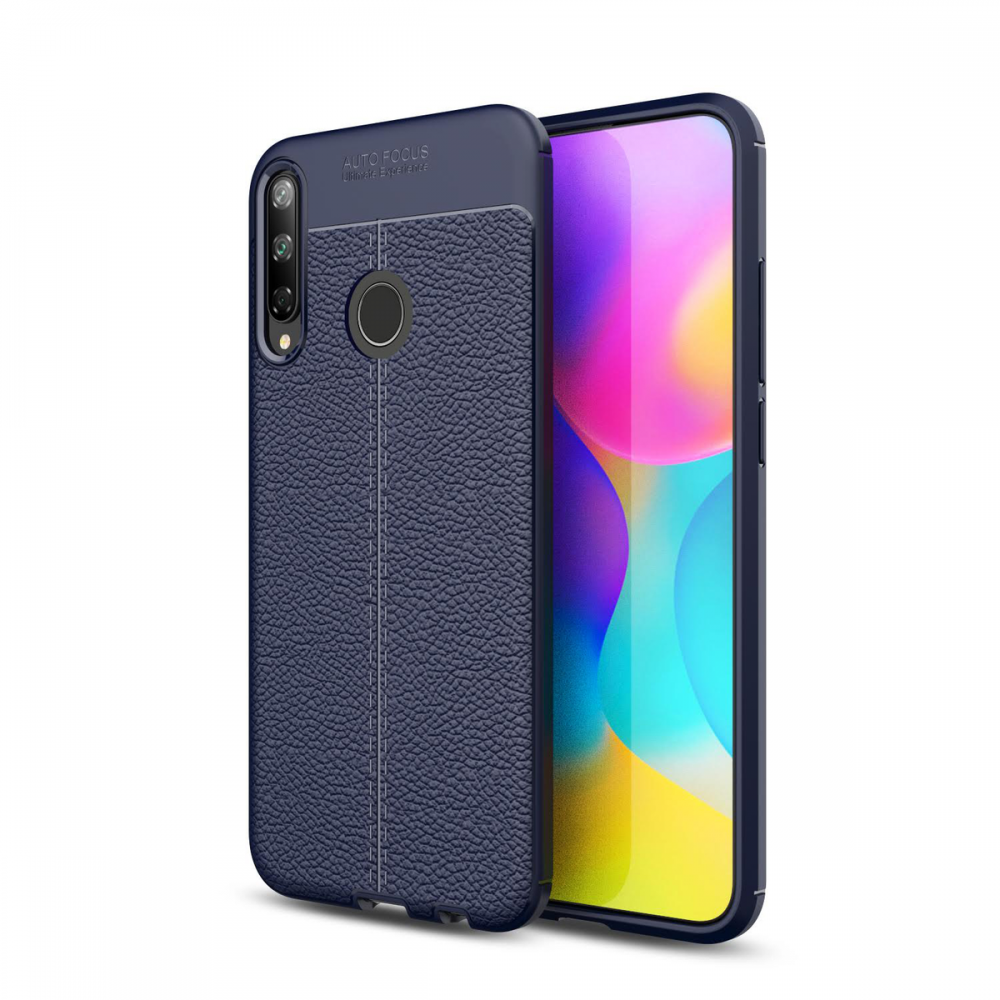 Huawei P40 Lite E Kılıf Auto Focus Kapak - Lacivert  Huawei P40 Lite E Kılıf Auto Focus Kapak - Lacivert