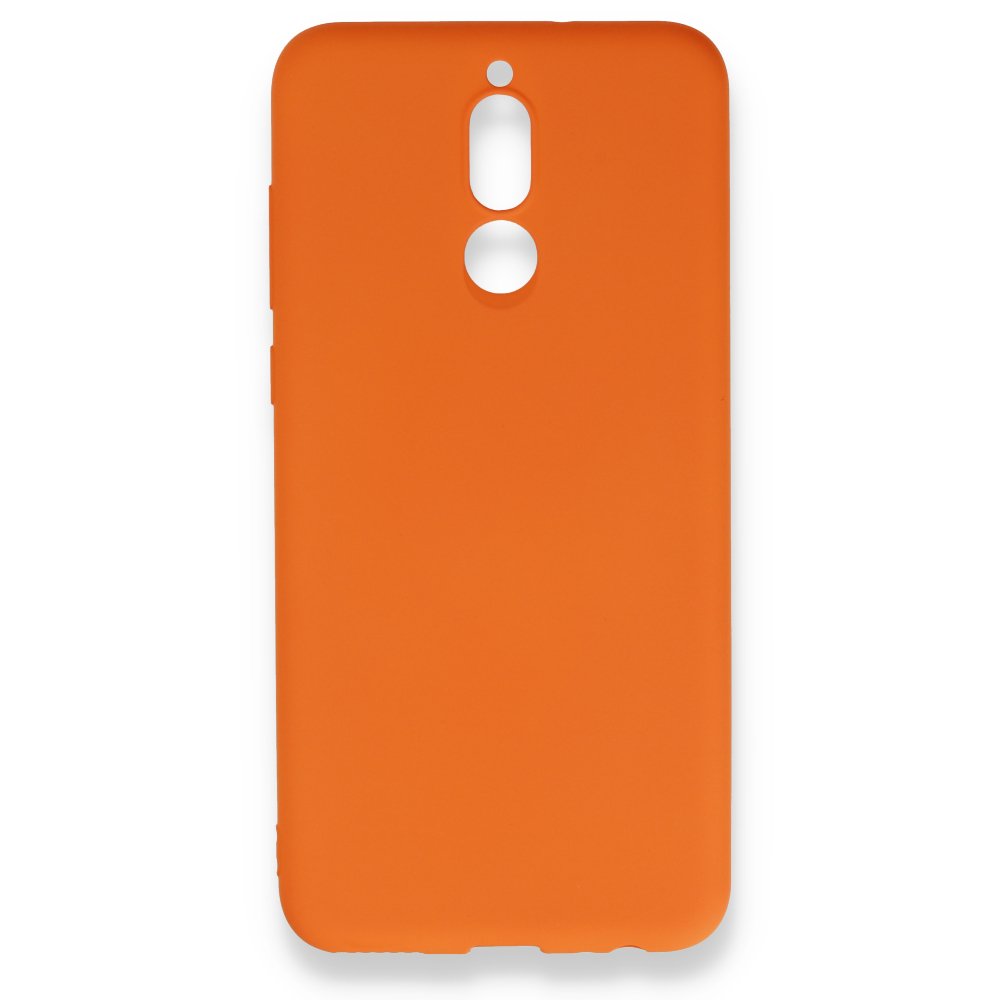 Huawei Mate 10 Lite Kılıf Nano içi Kadife Silikon - Turuncu  Huawei Mate 10 Lite Kılıf Nano içi Kadife Silikon - Turuncu