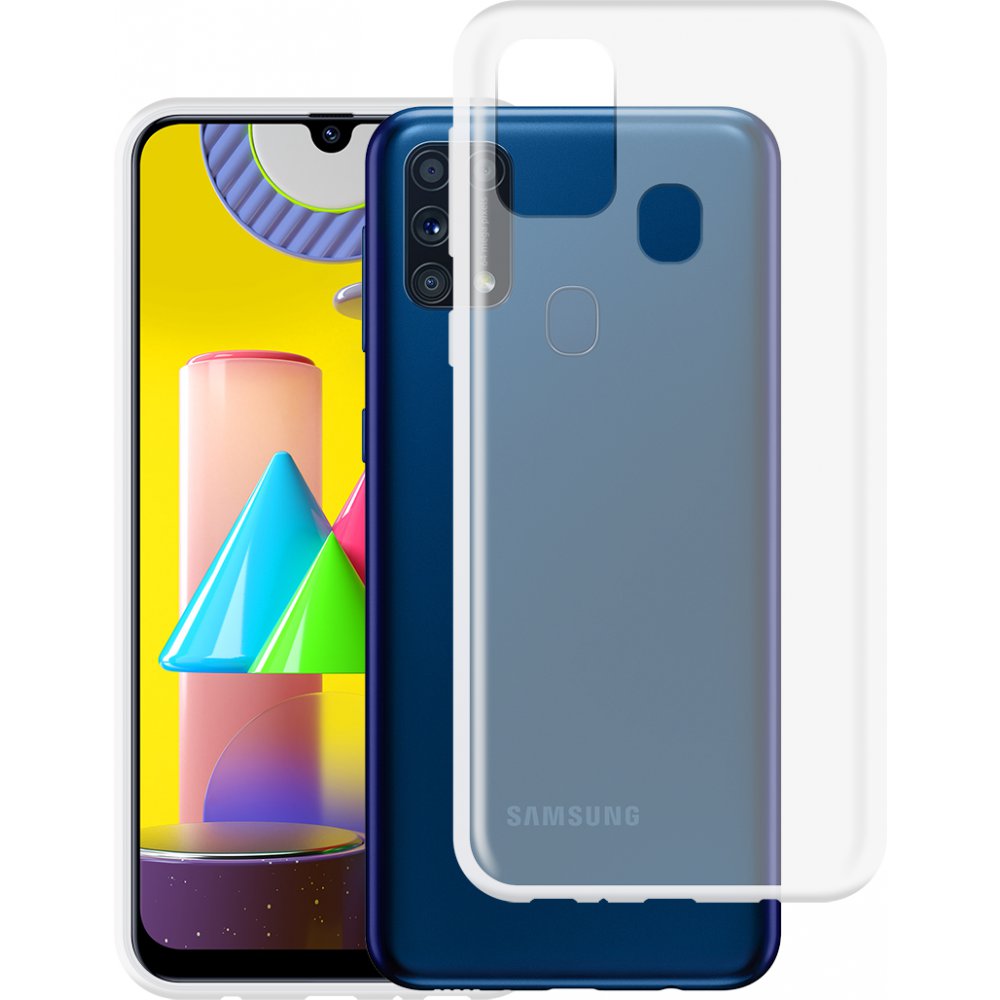  Samsung Galaxy M31 Kılıf Lüx Şeffaf Silikon