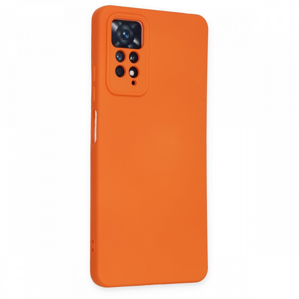 Redmi Note 11 Pro Kılıf Nano içi Kadife Silikon - Turuncu Redmi Note 11 Pro Kılıf Nano içi Kadife Silikon - Turuncu