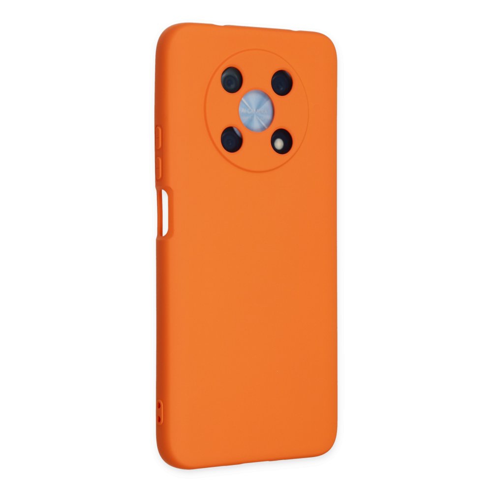 Huawei Nova Y90 Kılıf Nano içi Kadife Silikon - Turuncu  Huawei Nova Y90 Kılıf Nano içi Kadife Silikon - Turuncu