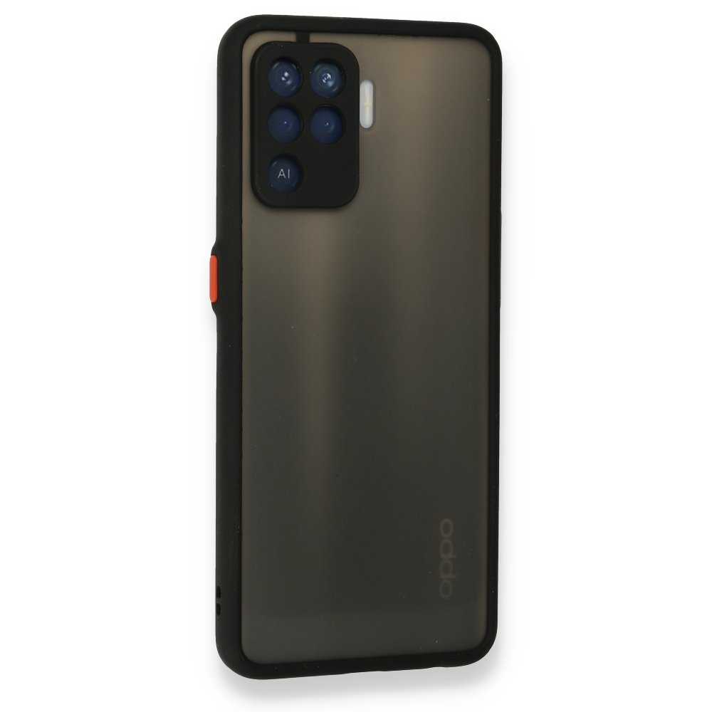  Oppo Reno 5 Lite Kılıf Montreal Silikon Kapak - Siyah