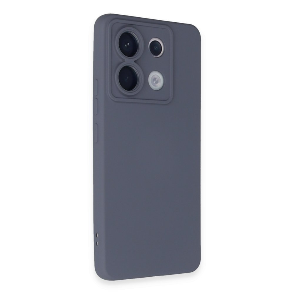 Redmi Note 13 Pro 5G Kılıf Nano içi Kadife Silikon - Gri Redmi Note 13 Pro 5G Kılıf Nano içi Kadife Silikon - Gri