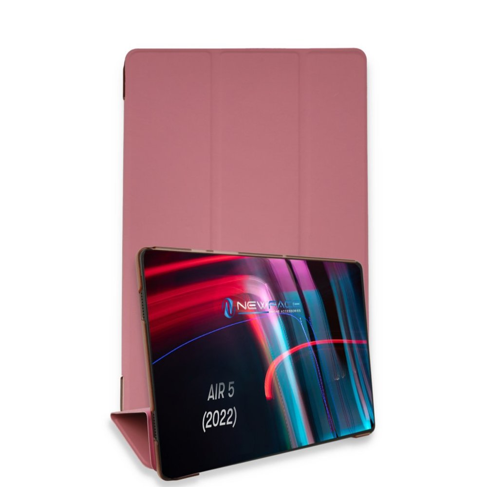 iPad Air 5 (2022) Kılıf Tablet Smart Kılıf - Pembe iPad Air 5 (2022) Kılıf Tablet Smart Kılıf - Pembe