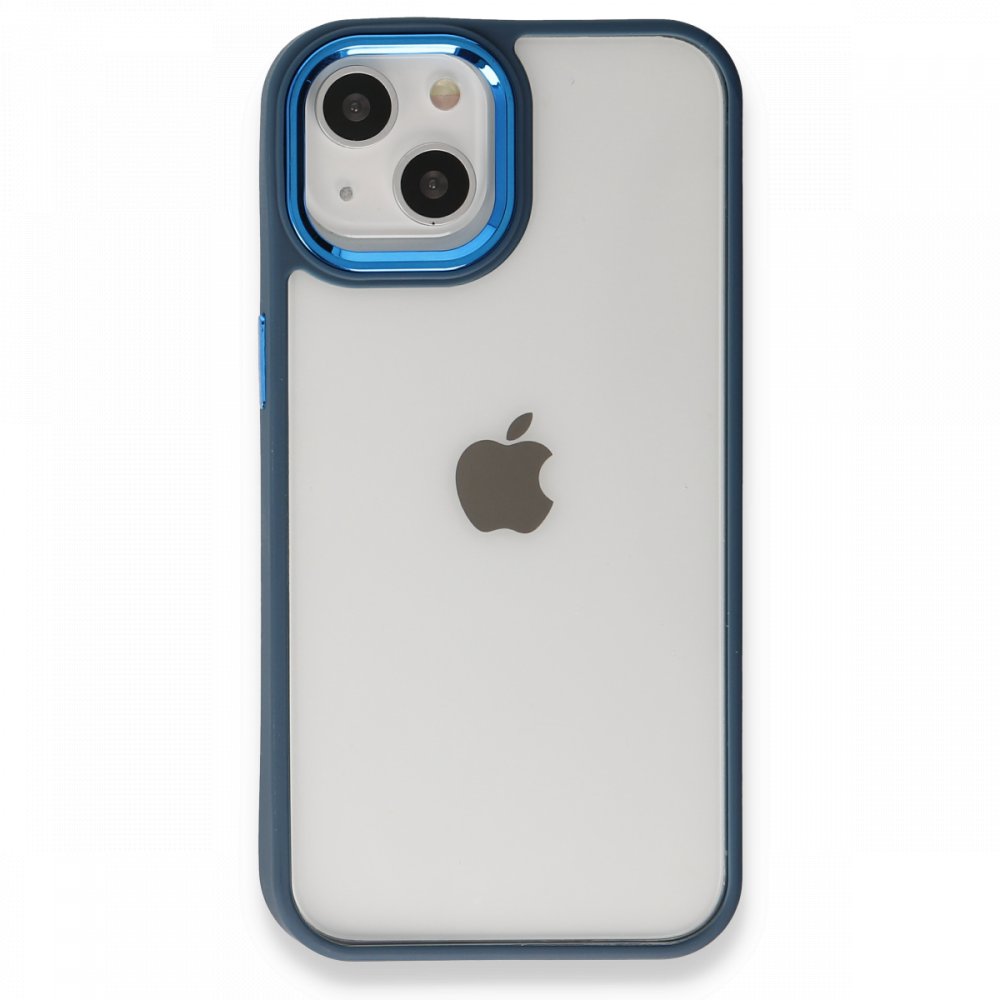 iPhone 14 Plus Kılıf Dora Kapak - Mavi  iPhone 14 Plus Kılıf Dora Kapak - Mavi