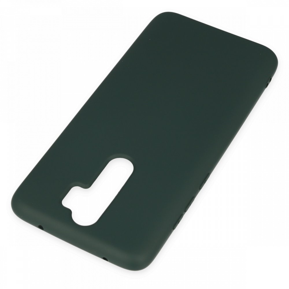 Redmi Note 8 Pro Kılıf Nano içi Kadife Silikon - Koyu Yeşil Redmi Note 8 Pro Kılıf Nano içi Kadife Silikon - Koyu Yeşil