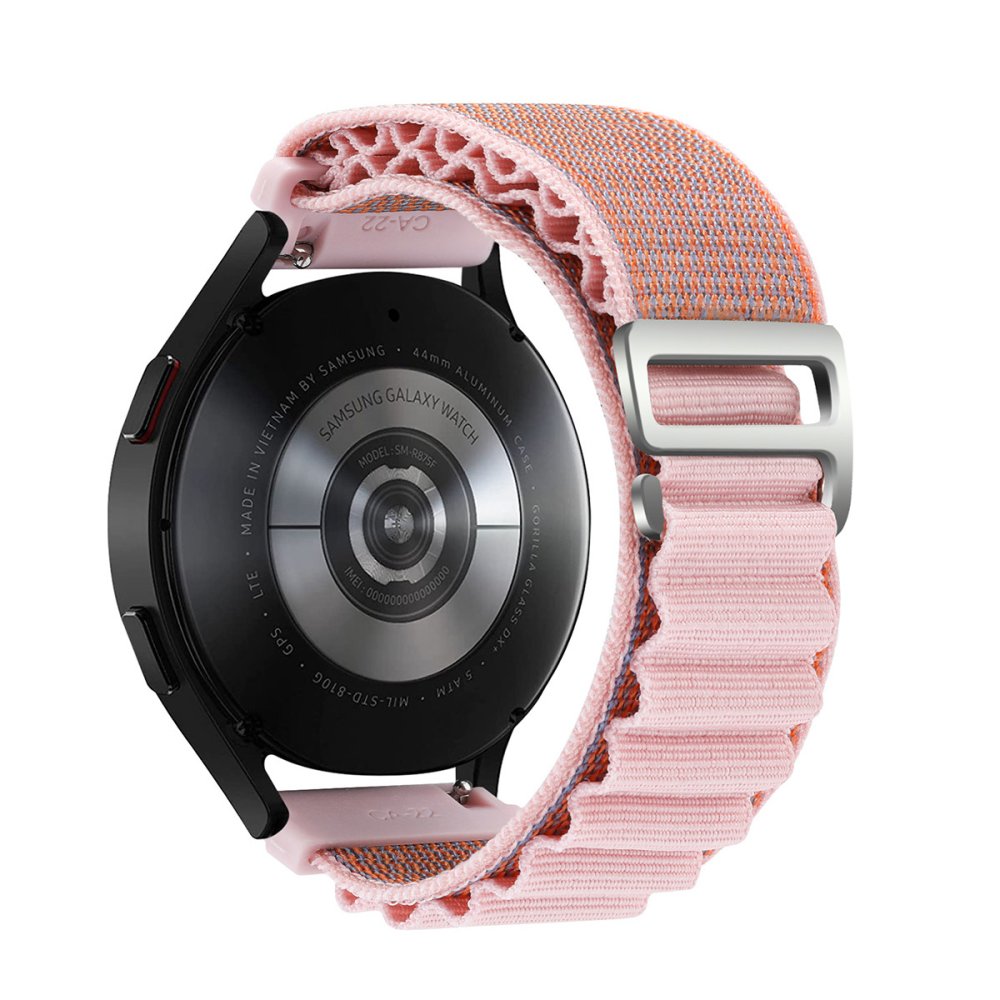 GT4 46mm 22mm KR410 Kumaş Kordon - Pembe GT4 46mm 22mm KR410 Kumaş Kordon - Pembe