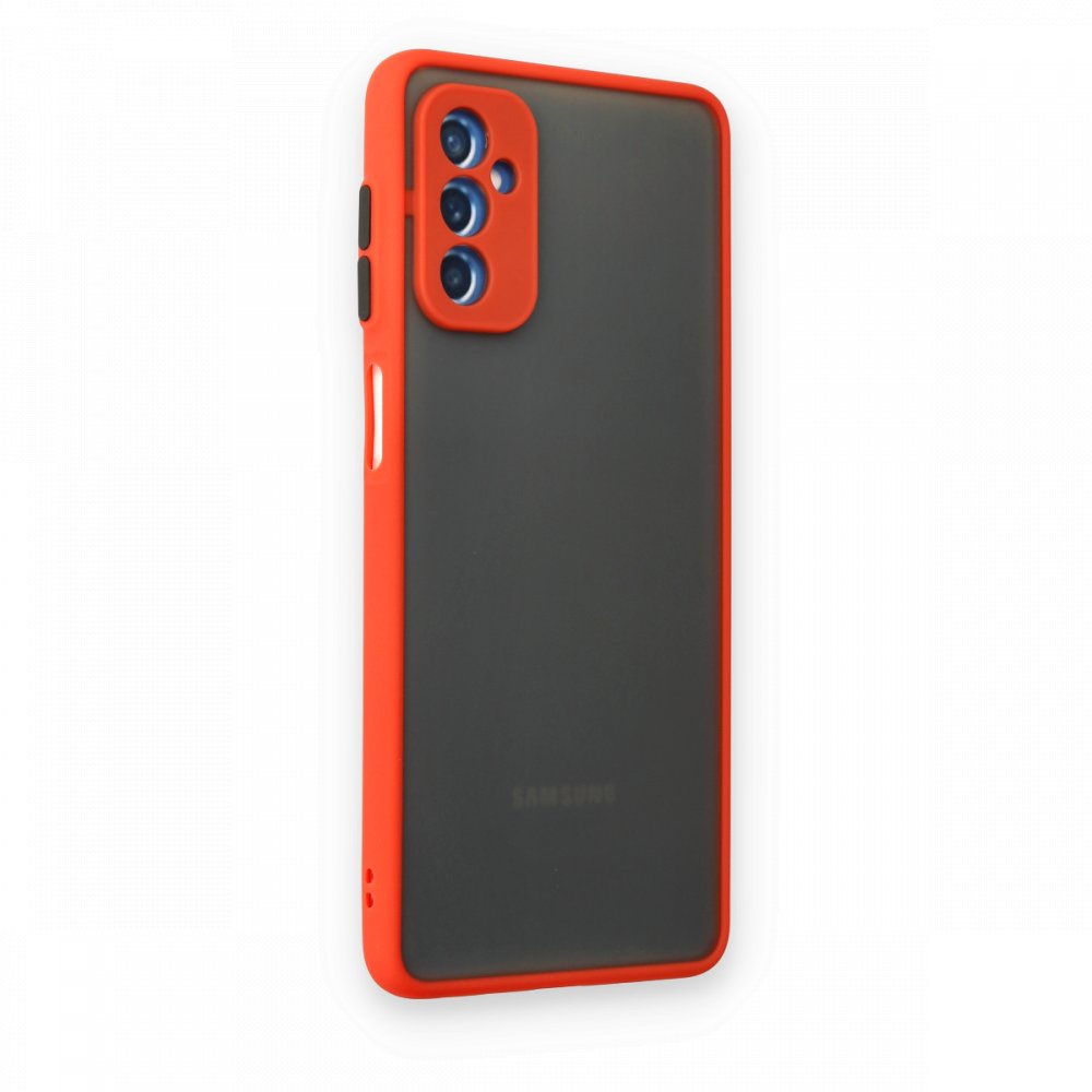  Samsung Galaxy M52 5G Kılıf Montreal Silikon Kapak - Kırmızı