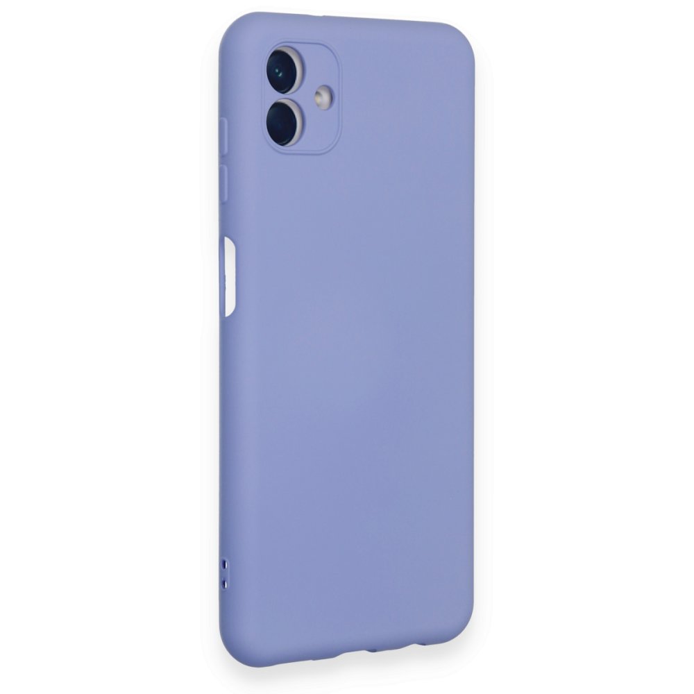  Samsung Galaxy A04 Kılıf Nano içi Kadife Silikon - Lila