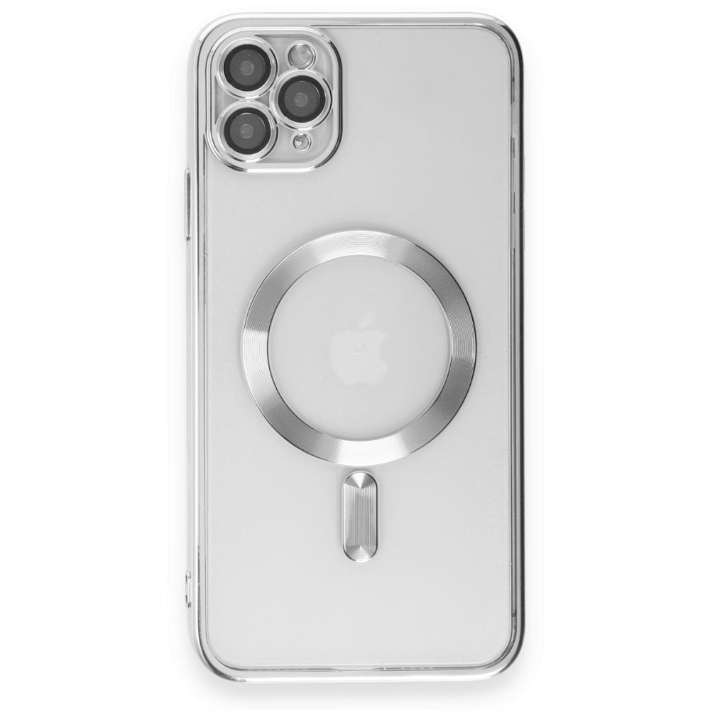  iPhone 11 Pro Kılıf Kross Magneticsafe Kapak - Gümüş