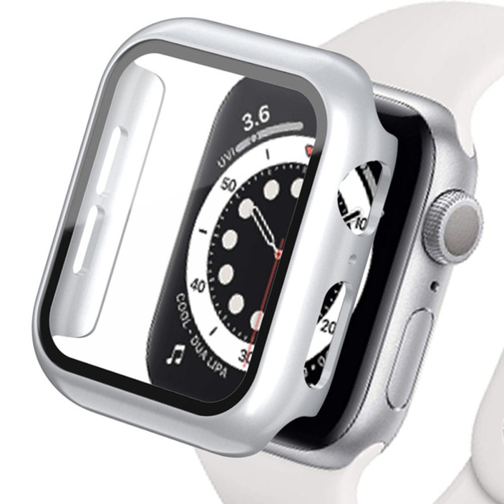  Apple Watch Ultra 49mm Camlı Kasa Ekran Koruyucu - Gümüş