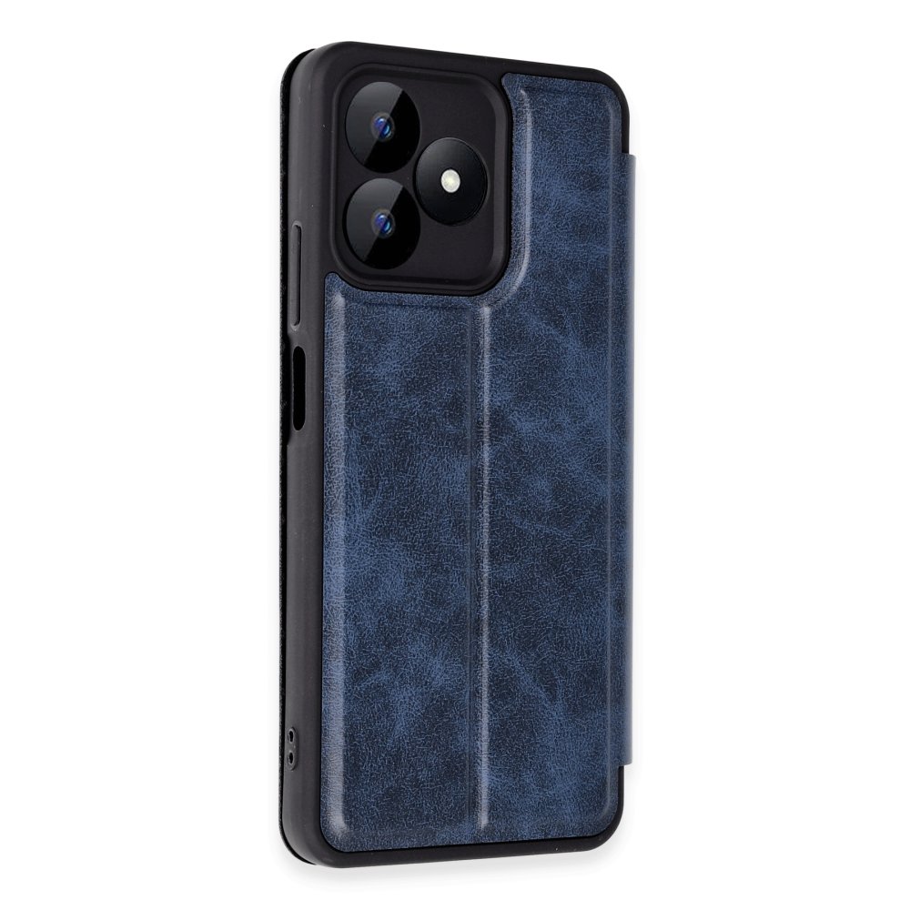  Realme Note 50 4G Kılıf Flip Cover - Lacivert