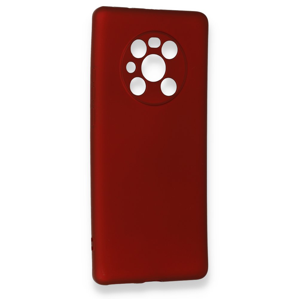  Huawei Mate 40 Pro Kılıf First Silikon - Bordo