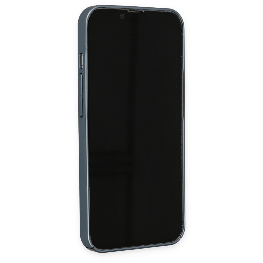  iPhone 13 Pro Kılıf Jack Magneticsafe Lens Silikon - Sierra Blue