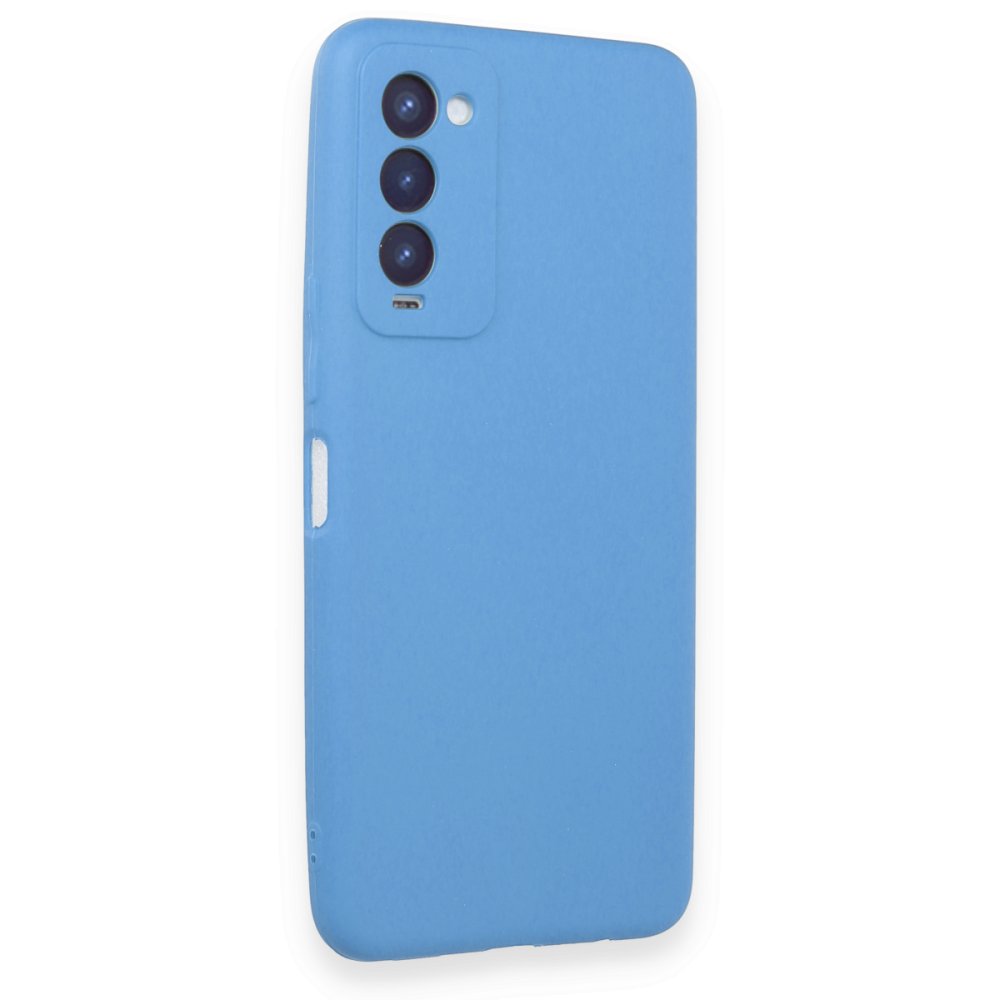 Tecno Camon 18T Kılıf First Silikon - Mavi Tecno Camon 18T Kılıf First Silikon - Mavi
