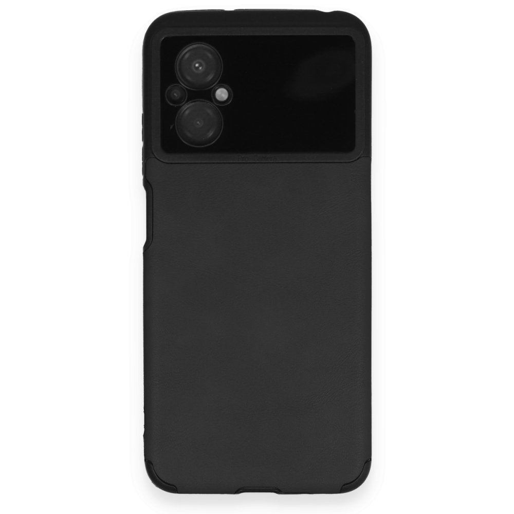 Xiaomi Poco M5 Kılıf Loop Deri Silikon - Siyah Xiaomi Poco M5 Kılıf Loop Deri Silikon - Siyah