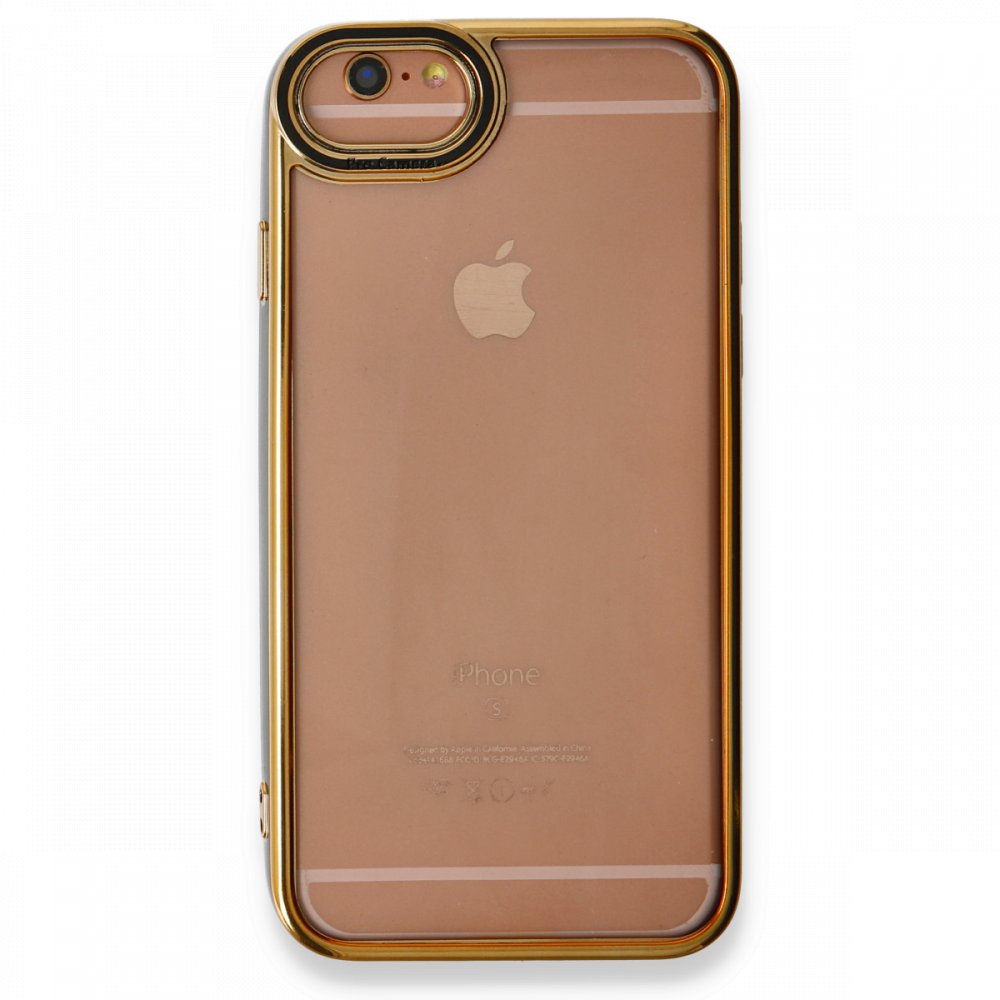  iPhone 6 Kılıf Liva Lens Silikon - Siyah