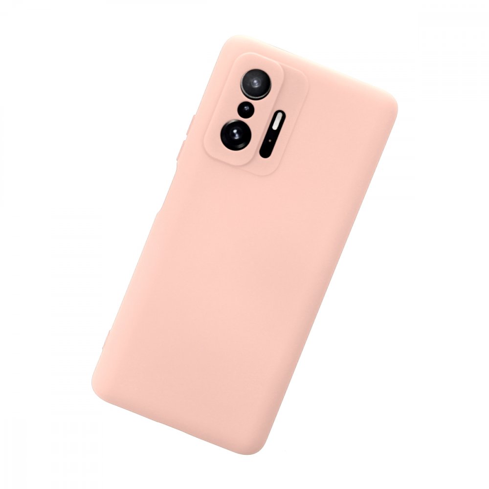  Xiaomi Mi 11T Pro Kılıf Nano içi Kadife Silikon - Pudra