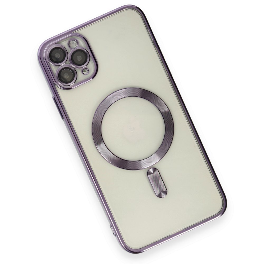  iPhone 11 Pro Kılıf Kross Magneticsafe Kapak - Mor
