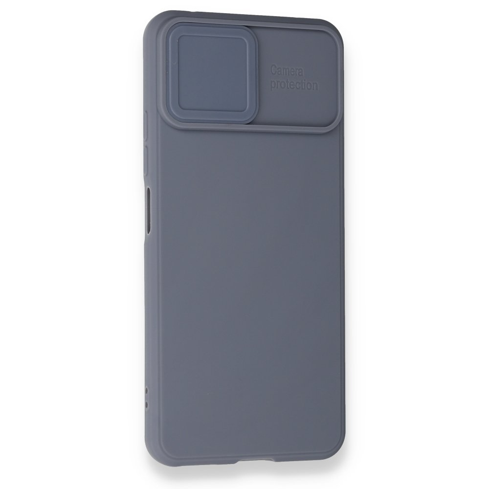 Xiaomi Mİ 11 Lite Kılıf Color Lens Silikon - Gri  Xiaomi Mİ 11 Lite Kılıf Color Lens Silikon - Gri