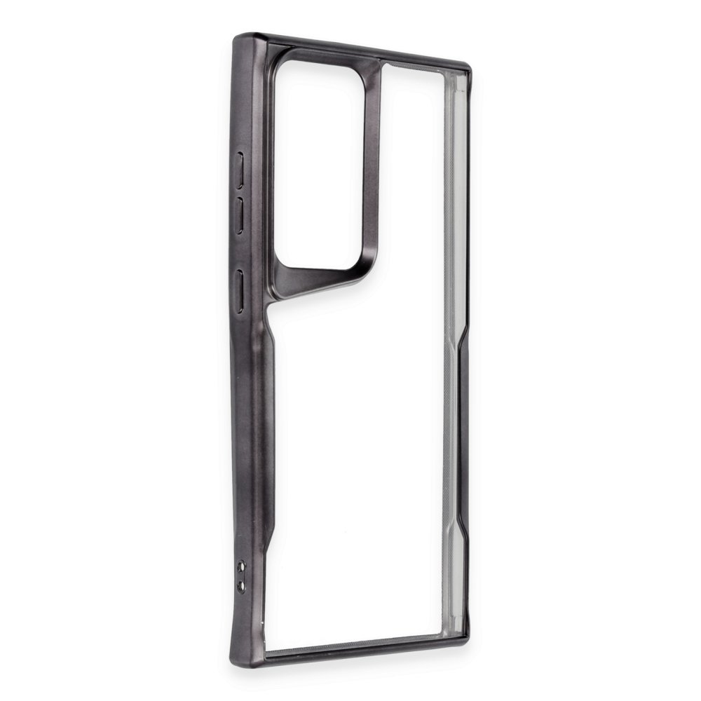  Samsung Galaxy S23 Ultra Kılıf Boyi Silikon Kapak - Siyah
