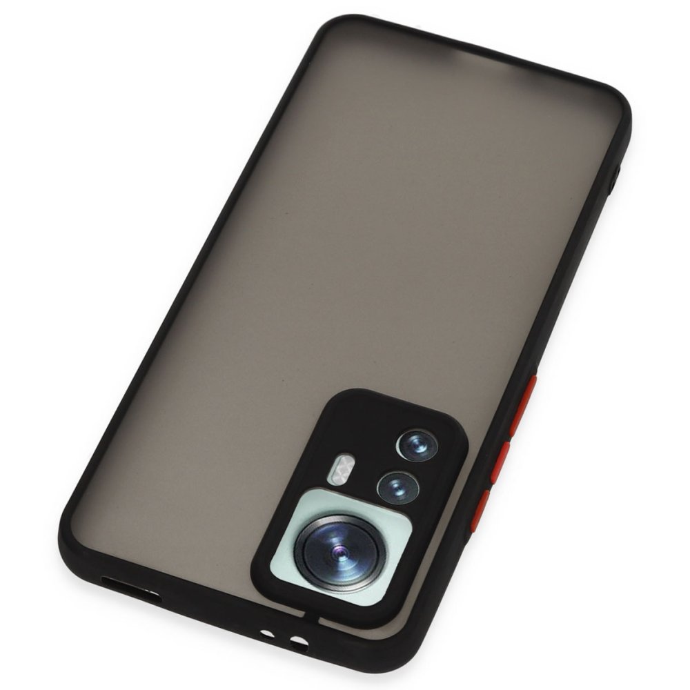 Xiaomi Mi 12T Kılıf Montreal Silikon Kapak - Siyah  Xiaomi Mi 12T Kılıf Montreal Silikon Kapak - Siyah